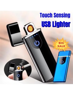 Метална електрическа USB ветроустойчива дъгова запалка с USB зареждане – за открити условия и ежедневна употреба 2