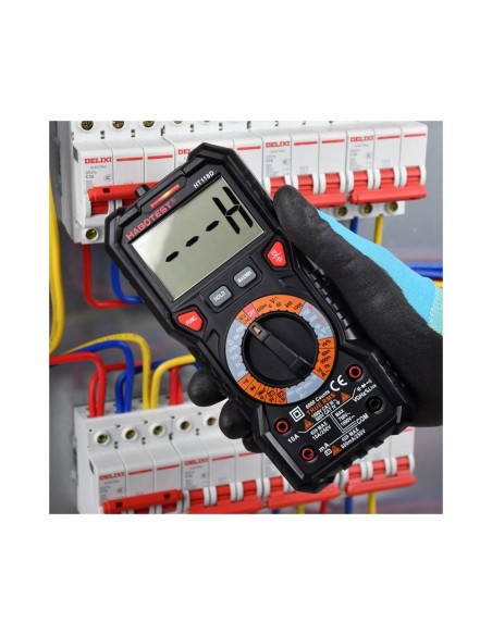 Дигитален измервателен уред Habotest HT118A, Мултиметър, True RMS, NCV, LCD дисплей, Черен